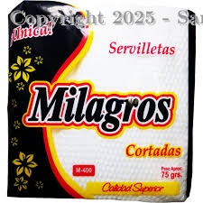SERVILLETAS MILAGRITOS X 150 U.