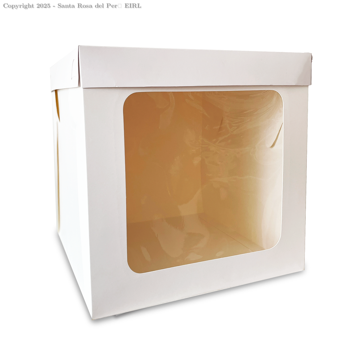 CAJA DE TORTA DUPLEX 20 X 20 ALTA C/TAPA