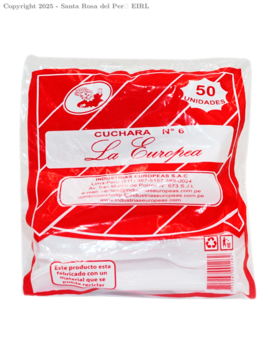 CUCHARA # 6 BLANCO