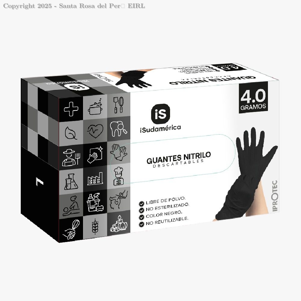 GUANTES DE NITRILO TALLA 