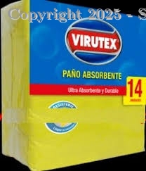 PAÑO AMARILLO VIRUTEX X 14