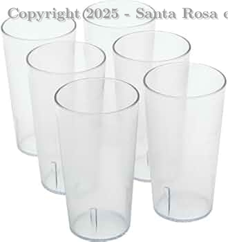 VASO ACRILICO 12 OZ.  X 25 UNIDS.
