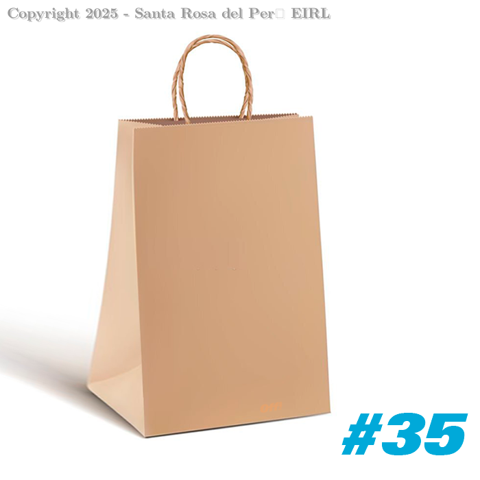 BOLSA KRAFT # 35  C/ASA