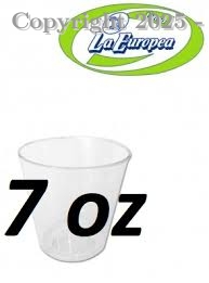 VASO ACRILICO 7 OZ.  X 25 UNIDS.