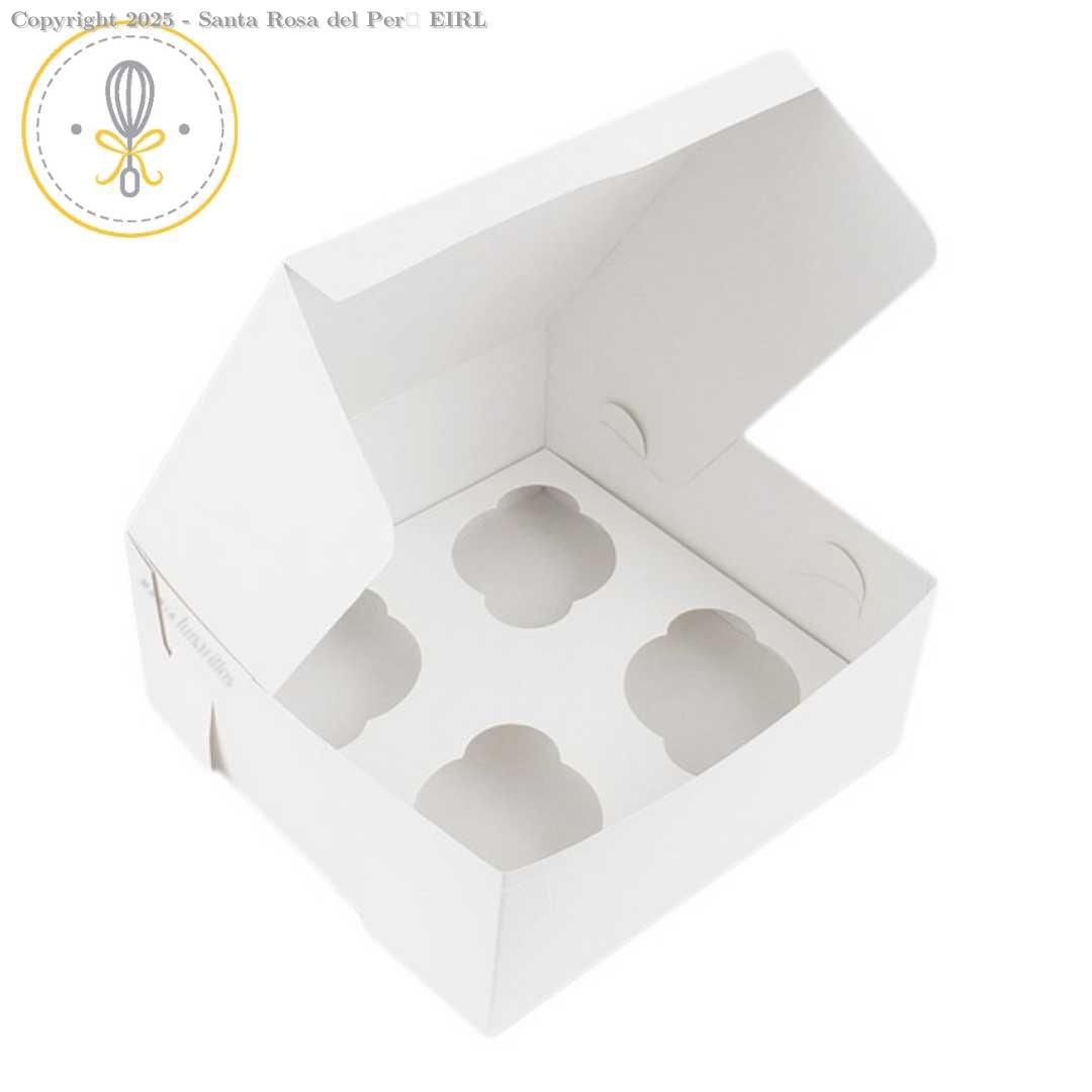 CAJA P/ CUPCAKE X 4 UNID..