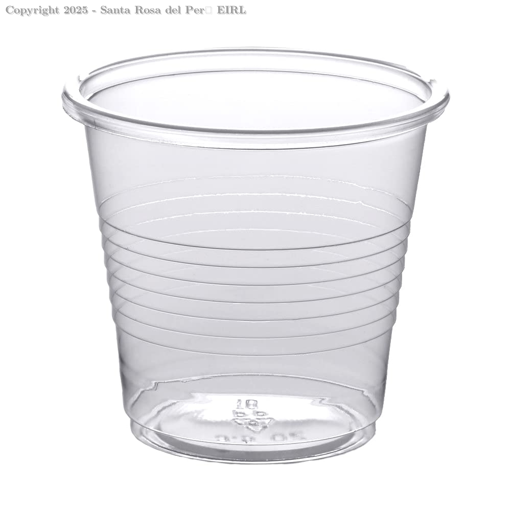 VASO PLASTICO 3 OZ. TRANSPARENTE