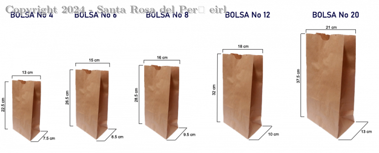 BOLSA DE PAPEL NRO 12 KRAFT  50G