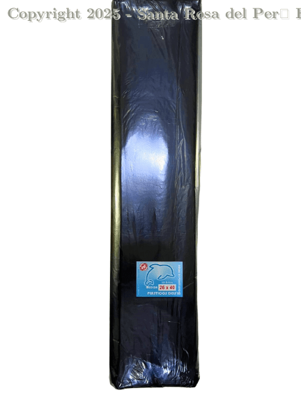 BOLSA PLASTICA  20 X 30 NEGRO  PQ. X 100 UNID.
