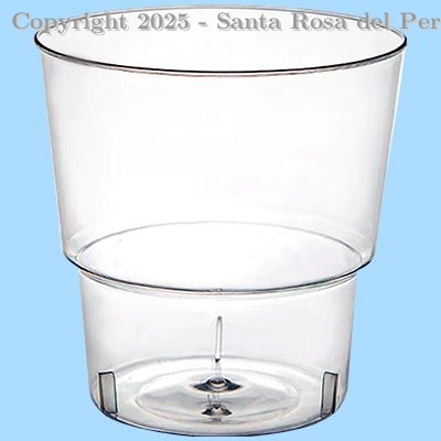 VASO ACRILICO 6 OZ. ESCALONADO X 25 UNIDS
