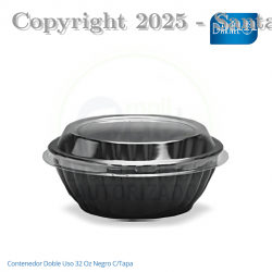 ENVASE CIRCULAR PUPLO NEG. 44 OZ. 