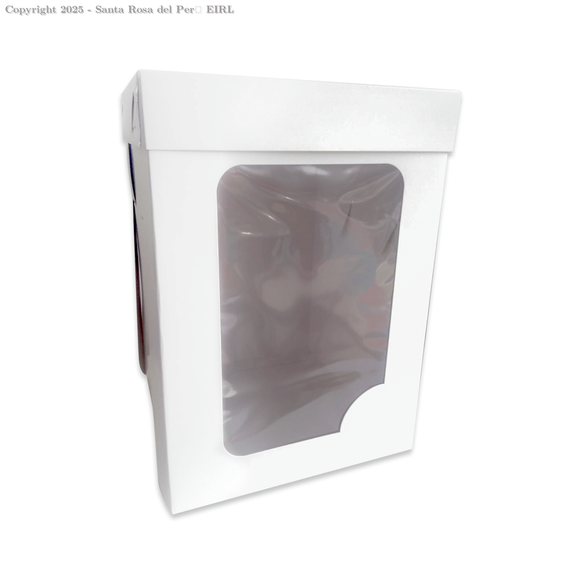 CAJA DE TORTA DUPLEX 25 X 25 ALTA C/TAPA