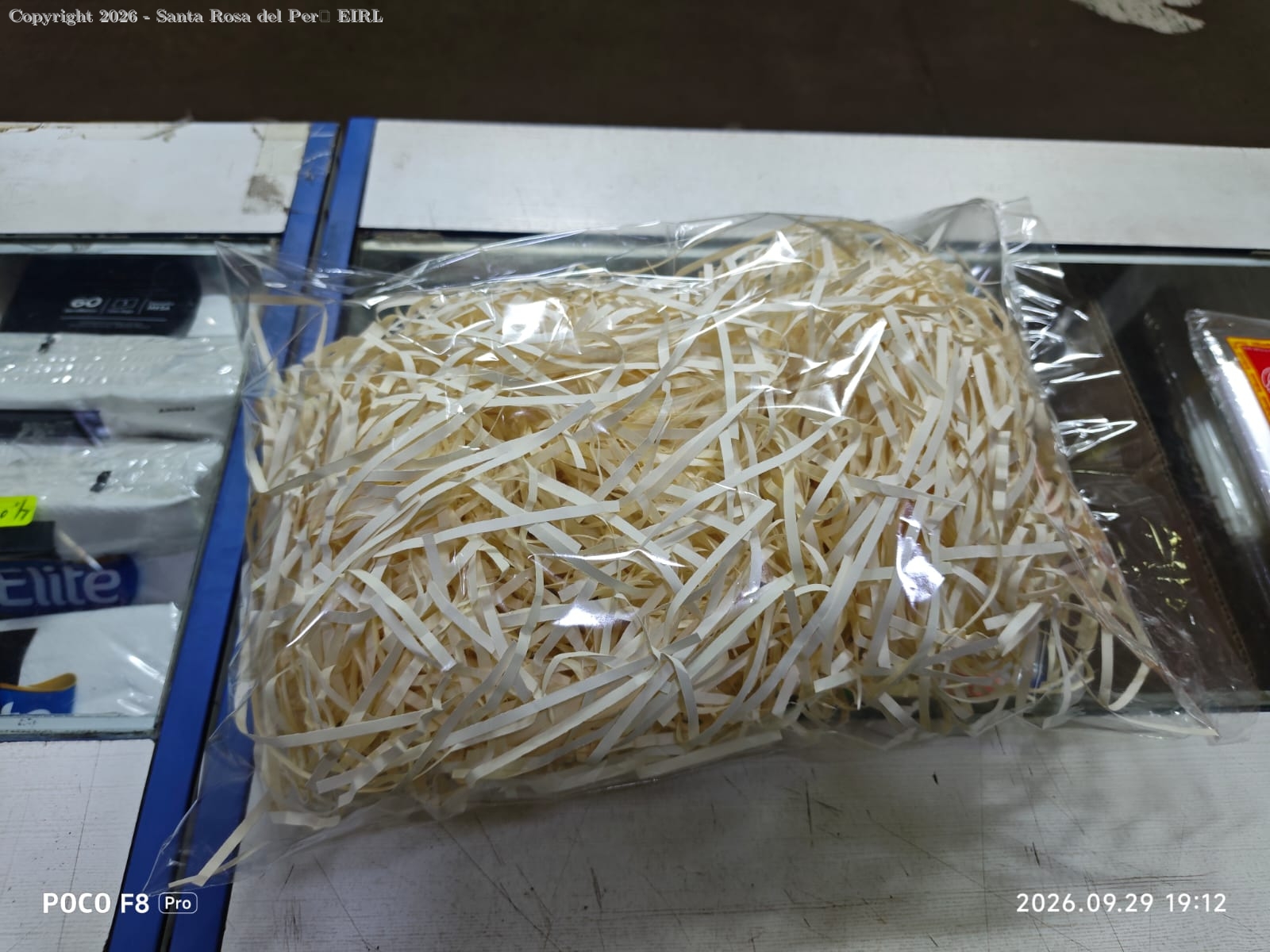 VIRUTA DE PAPEL BLANCO X125 G