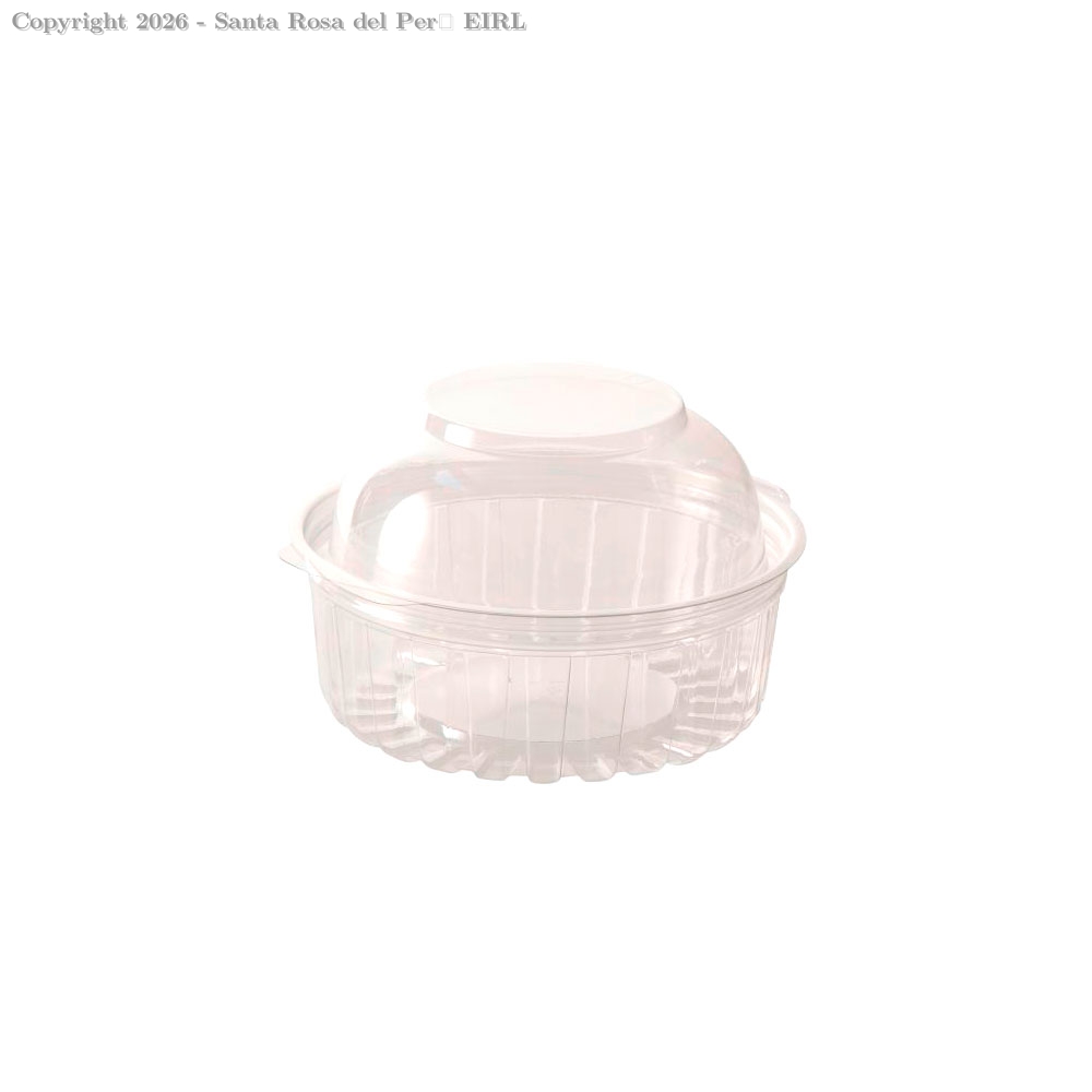 BOMBONERA  8 OZ. CON TAPA DOMO