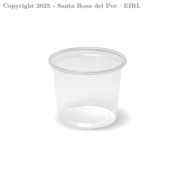 ENVASE SALSERO 4 OZ. TRANSP.  C/TAPA