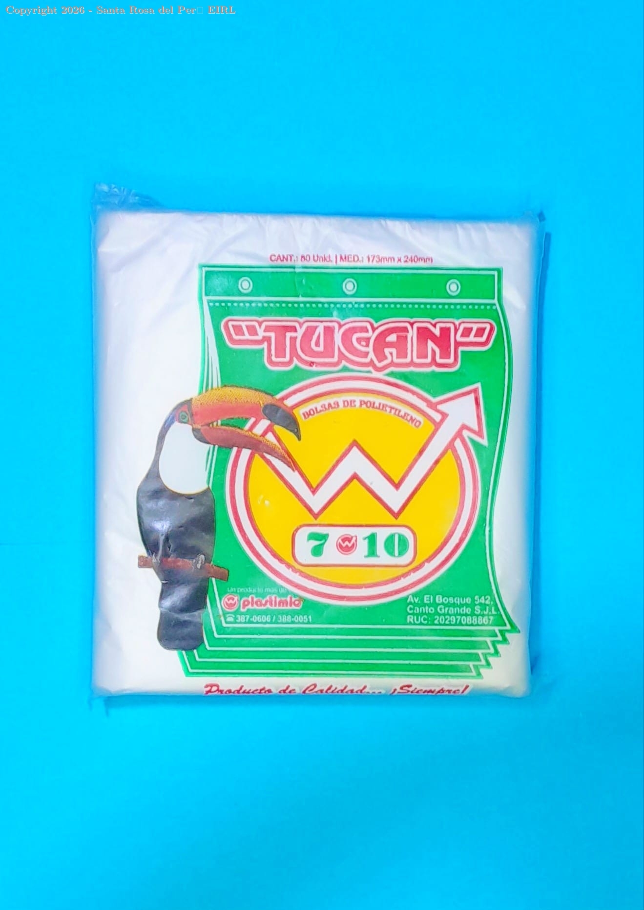 BOLSA 7X10 TUCAN X80 