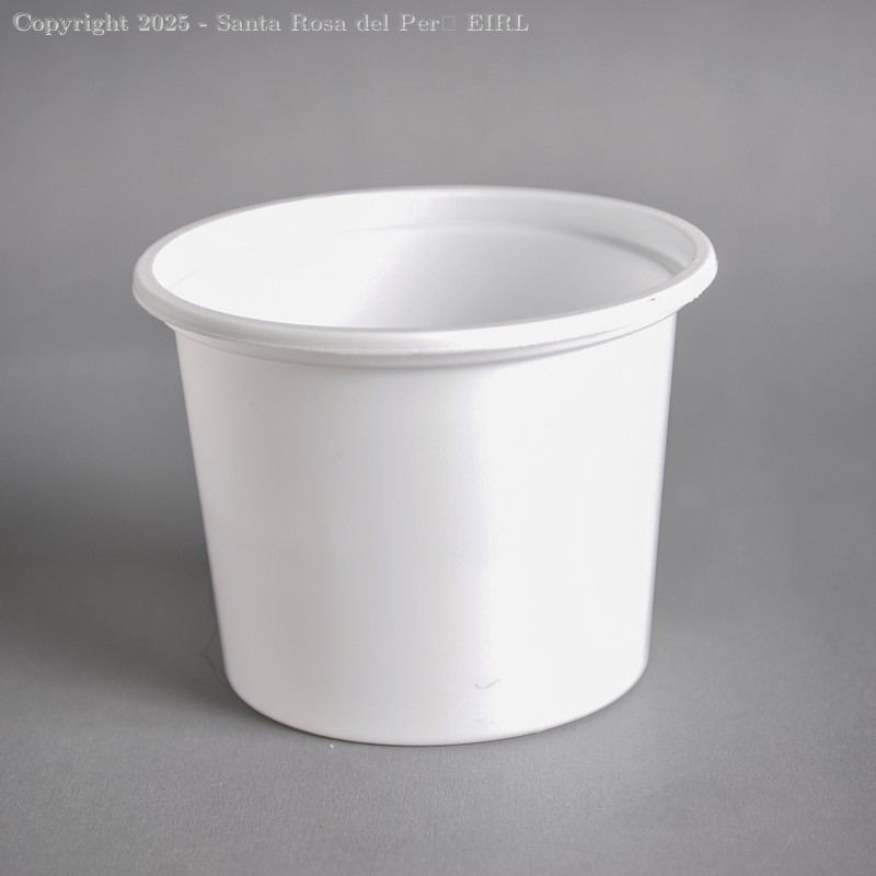 ENVASE SALSERO 4 OZ. BLANCO C/TAPA