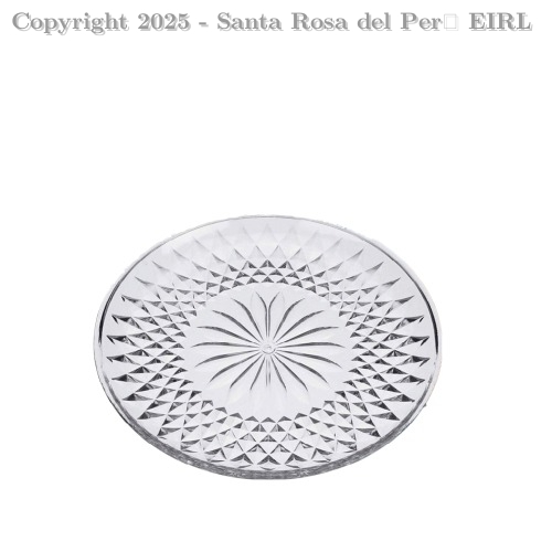 PLATO ACRILICO TR. NRO. 15  X 10 UNIDS
