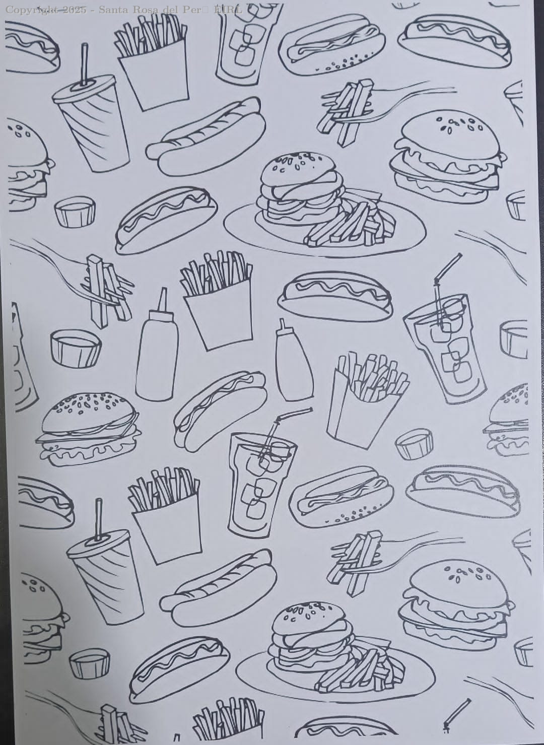 PAPEL MANTECA  C/DISEÑO 25 X 25