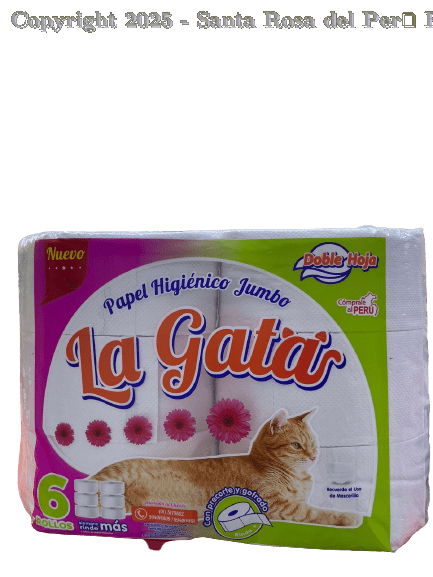 PAPEL HIGIENICO GATA BLANCO X 6 ROLLOS