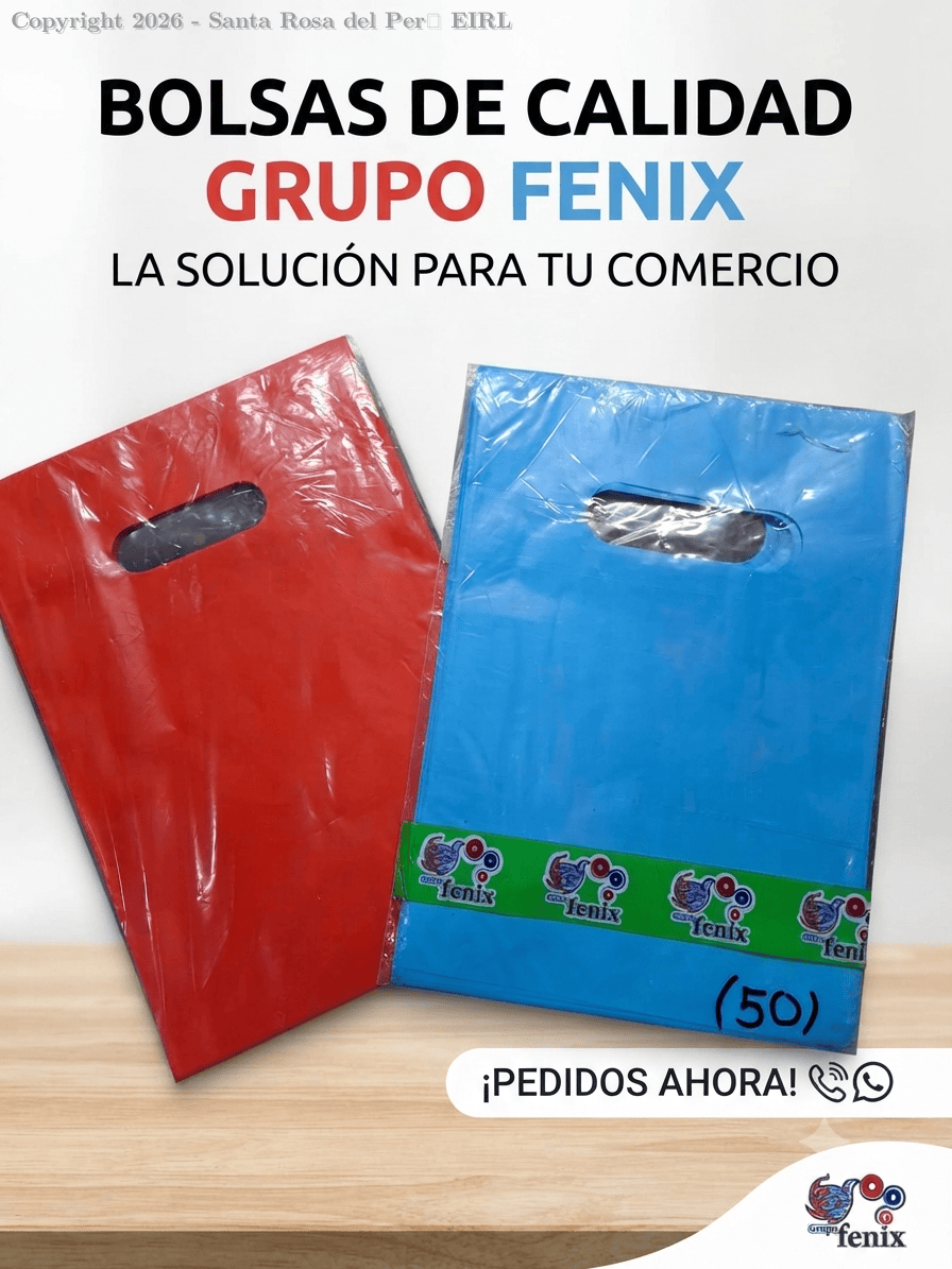 BOLSA DE BAZAR COLOR 7 X 10 