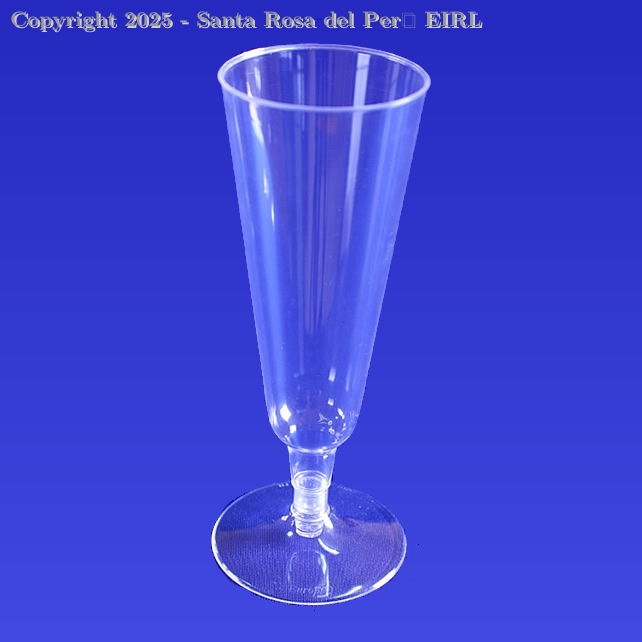 COPA ACRILICA MOD. MARG.  CHAMPAGNE X 10 UNIDS.