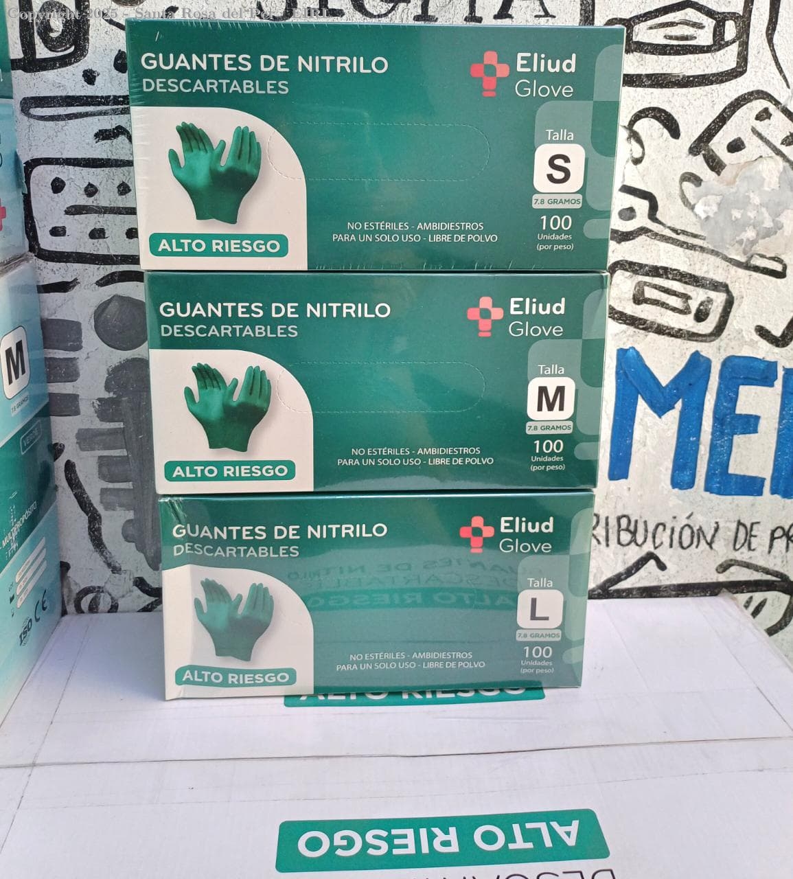GUANTES DE NITRILO - ALTO RIESGO 