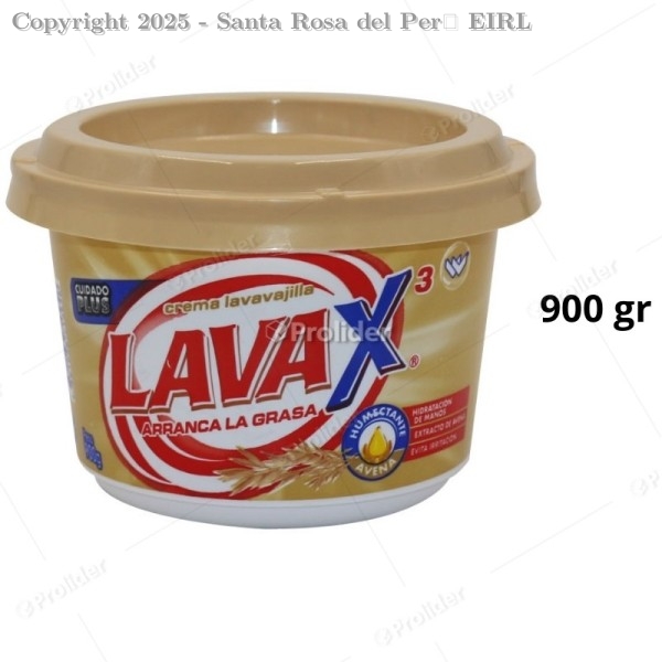 LAVAVAJILLA LAVA X 900 GR.