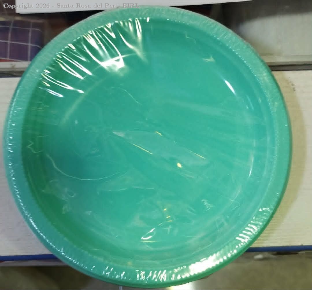 PLATO PLASTICO 15 COLOR