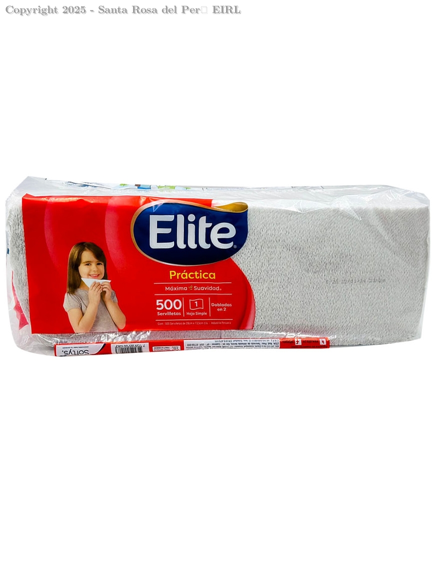 SERVILLETA ELITE DOBLADA X2 