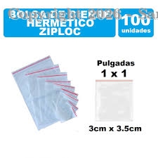 BOLSA ZIPLOC 1 X 1