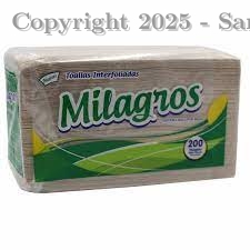 PAPEL TOALLA INTERFOLEADO X 200 HJS - NATURAL