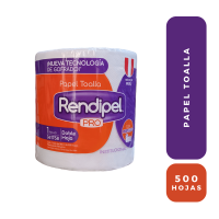 PAPEL TOALLA  RENDIPEL BLANCO - INST X 500 HJS